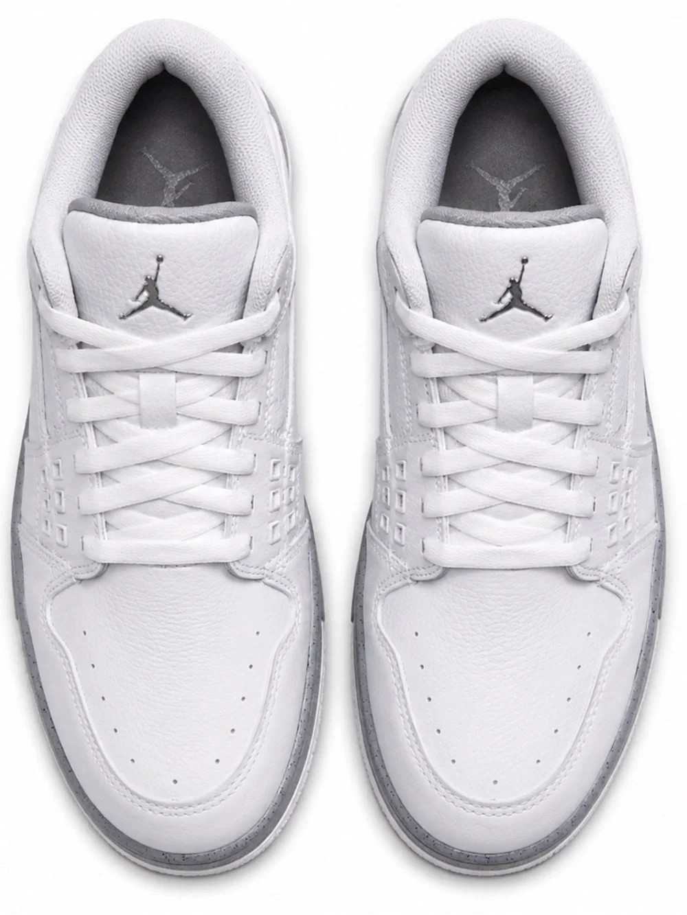 Jordan Men’s White and Gray Low-Top Sneakers